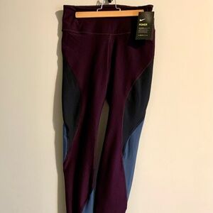 Nike Power Leggings in Purple and Blue